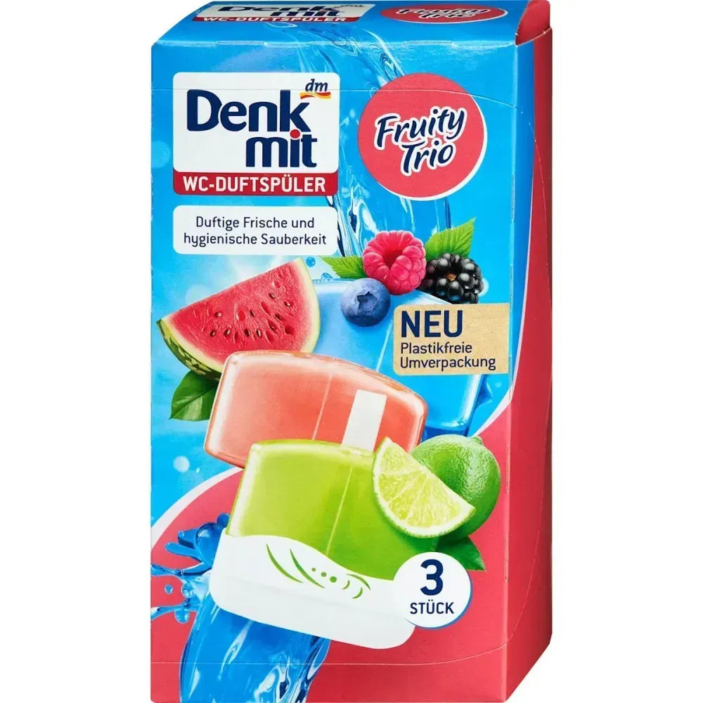 Підвісний блок в туалет Denkmit Fruity Trio 3 шт