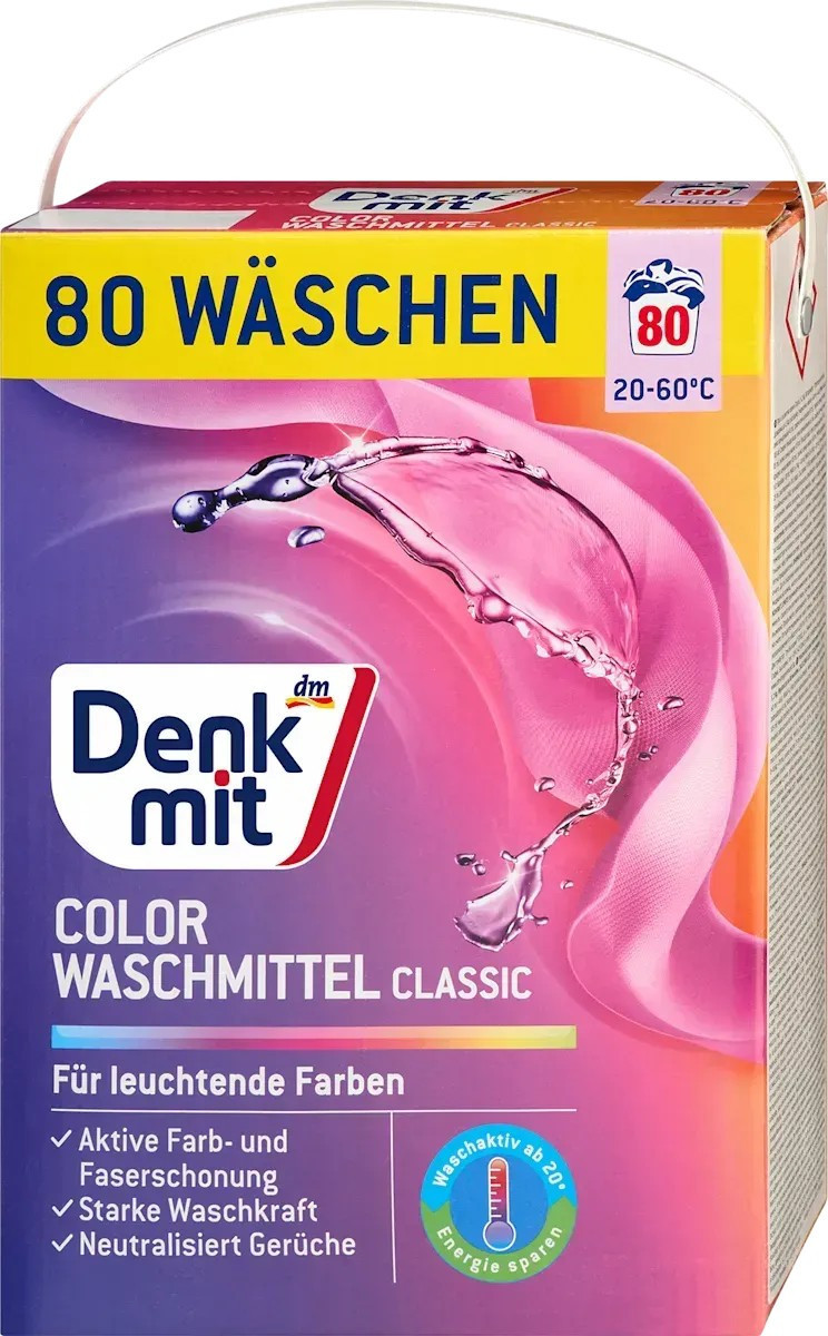 Стиральный порошок Denkmit Colorwaschmittel Classic 5.2 кг