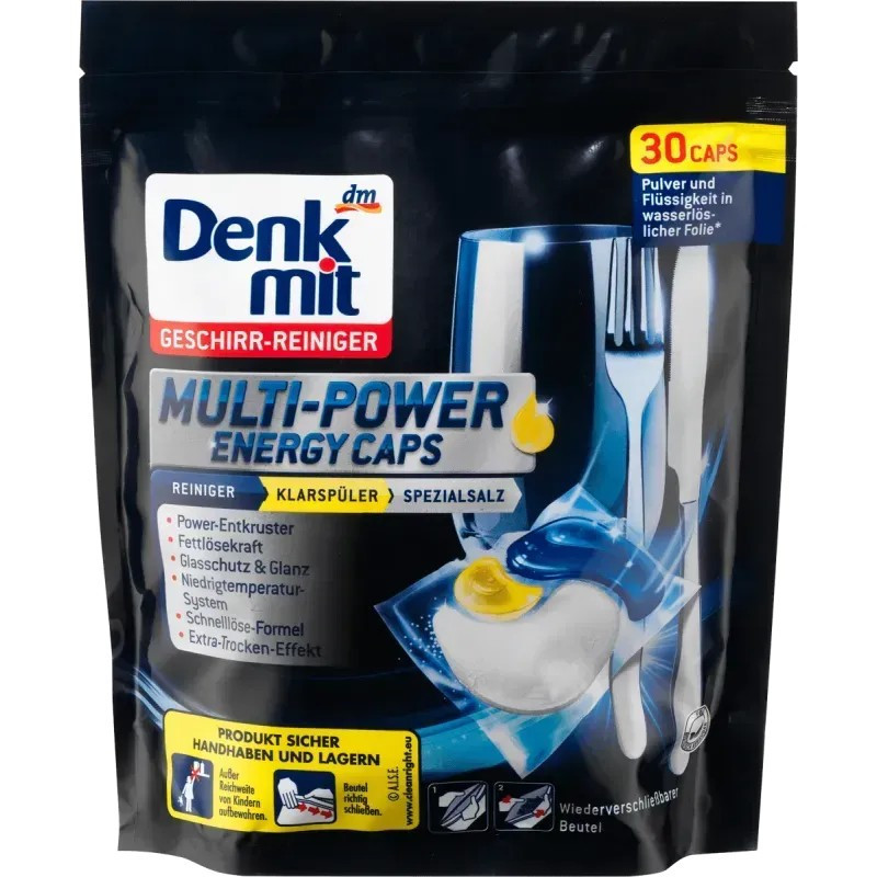 Таблетки для посудомоечных машин Denkmit Multi-Power Energy 30 шт