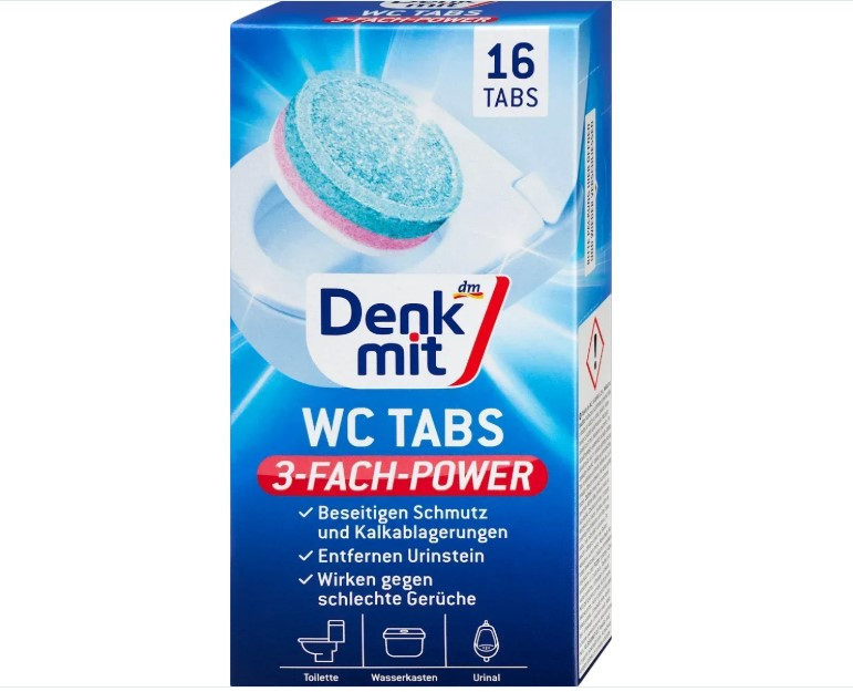 Таблетки для унітазу Denkmit 16 шт