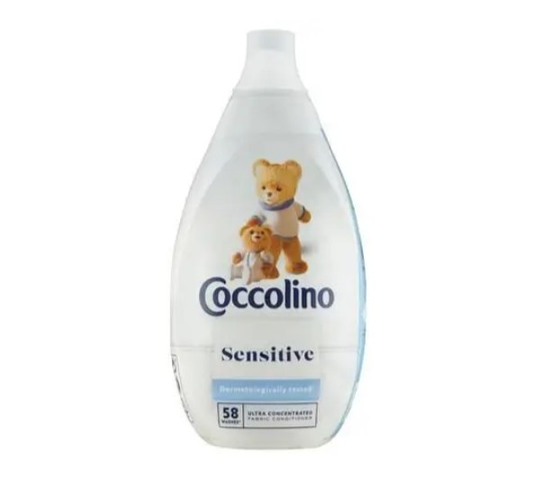 Кондиционер для стирки Coccolino Sensitive 58 пр.870 мл