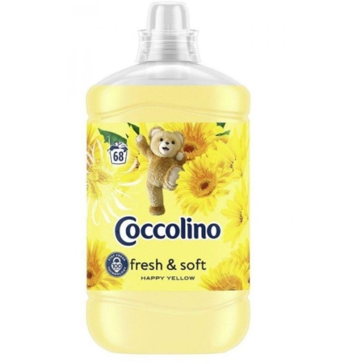 Coccolino ополаскиватель 1,7л/68пр желтый