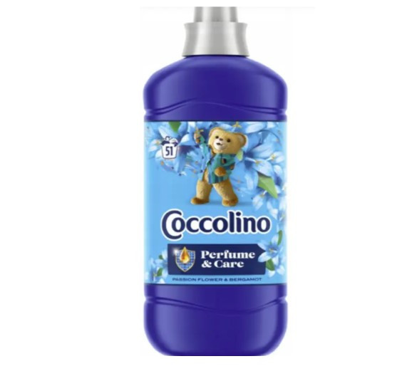 Кондиционер для белья Coccolino Passion Flower & Bergamot 51 стирок 1275 мл