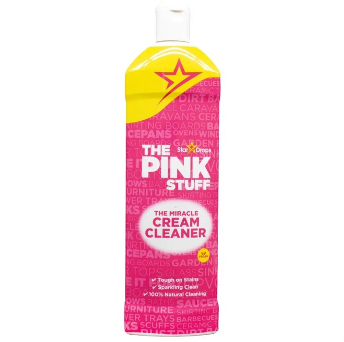 Абразивный крем для чистки жестких поверхностей The Pink Stuff Cream Cleaner 500мл