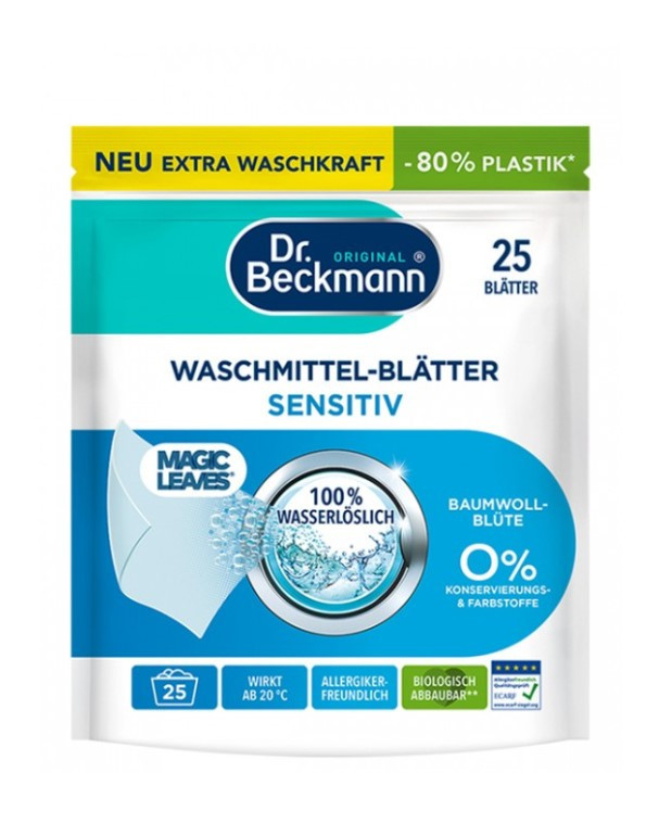 Салфетки для стирки Dr.Beckmann Sensitive 25 шт