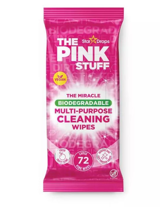 Pink Stuff Влажные салфетки для чистки поверхностей универс. 72 шт