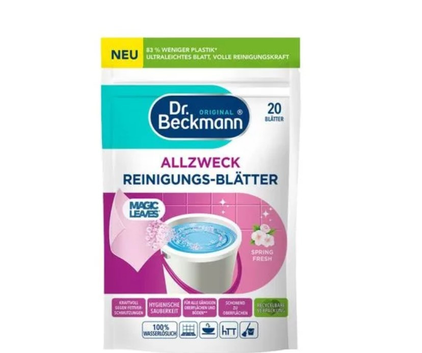 Dr.Beckmann Magic растворимые салфетки универсальные Весенняя свежесть 20шт