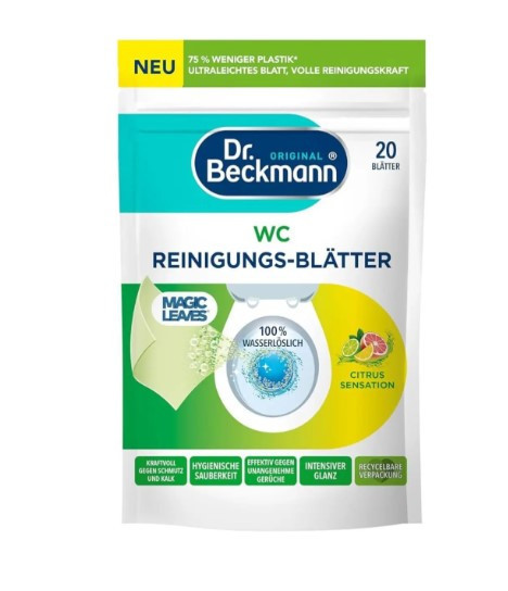 Dr.Beckmann Magic Leaves розчинні листки до WC Citrus 20шт