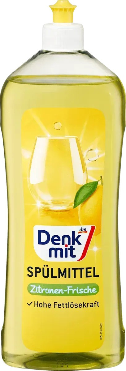 Средство для мытья посуды Denkmit Spulmittel Zitronen-Frische 1л00