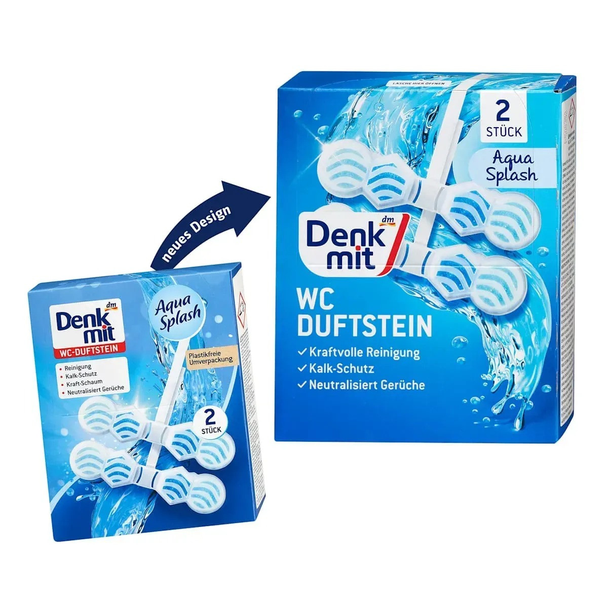 Підвісні таблетки для унітаза  Denkmit WC Multi-Aktiv Ocean Splash 2шт.33