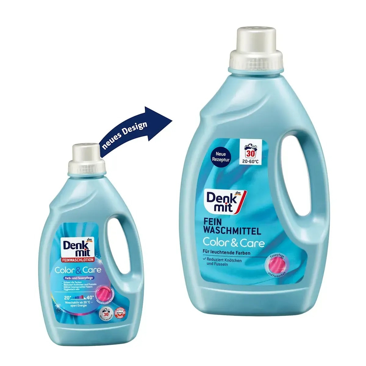 Гель для стирки деликатных и других нежных тканей Denkmit Color & Care 1,5л.22