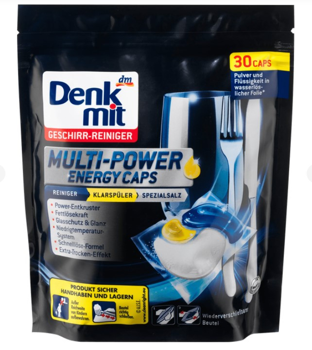 DenkMit капсулы для посудомоечной машины Multi Power Energy 30шт10